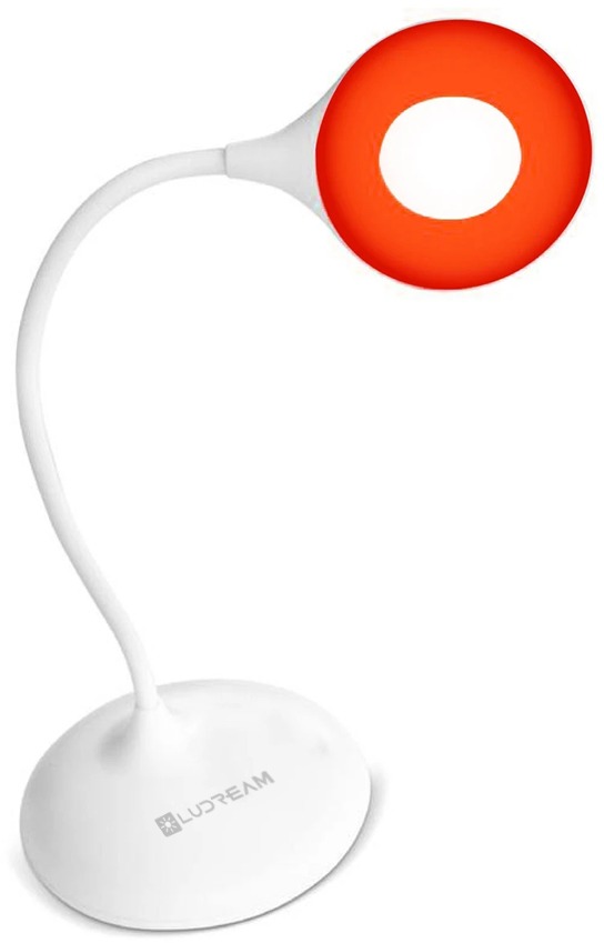 LuDream Aura Red/White LED lampička na čtení bez modré složky