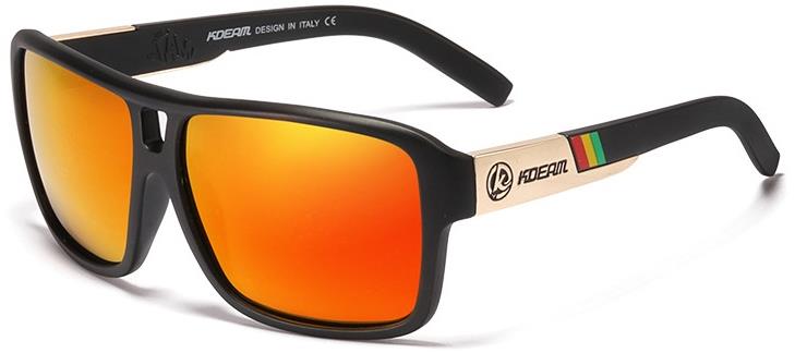 KDEAM Bayonne 13 Black / Orange
