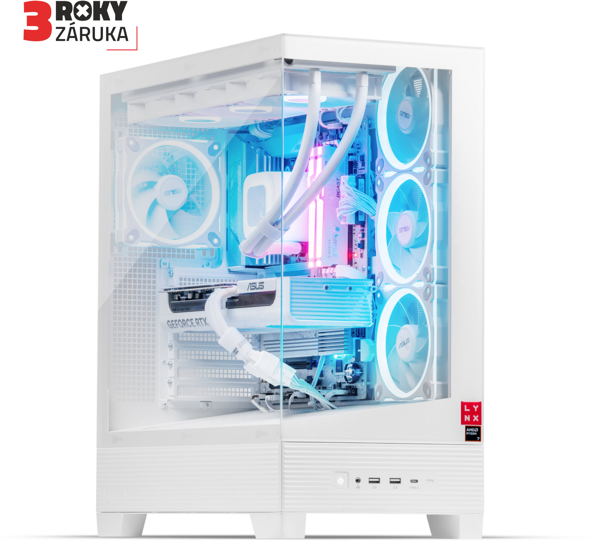 LYNX Challenger White Ryzen 7 RTX 5070
