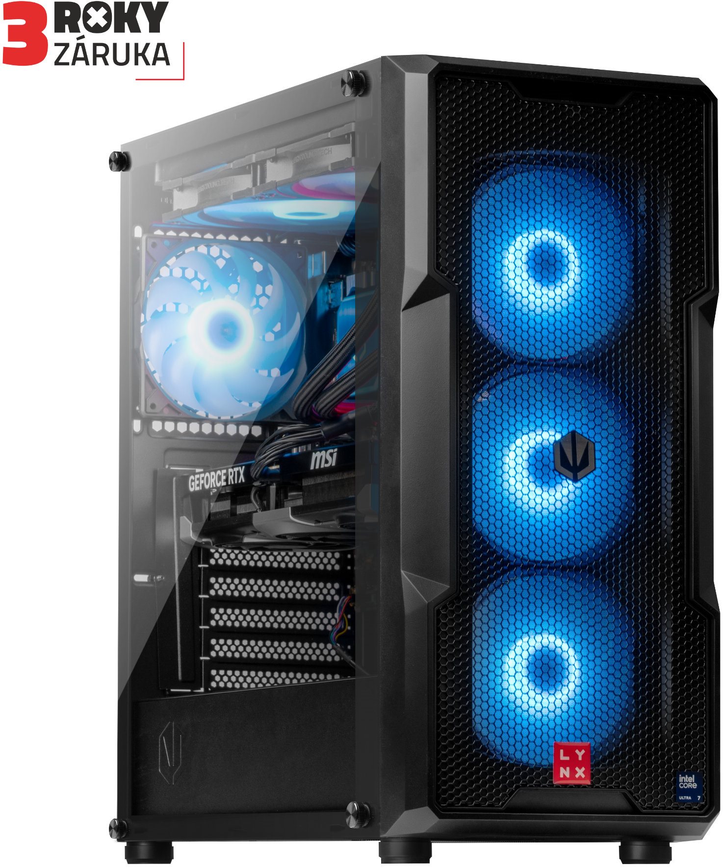 Repasované - LYNX Challenger Intel Core Ultra 7 RTX 5070 Ti