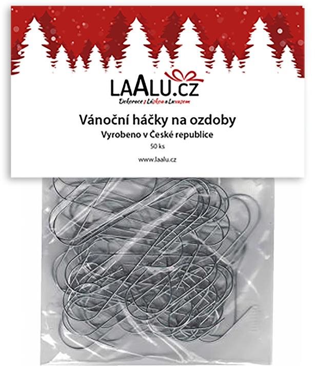 LAALU Háčky na ozdoby 50 ks - klasické