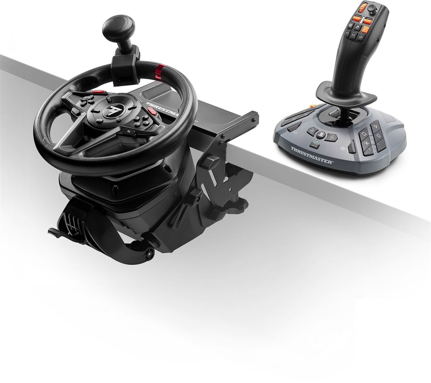 Thrustmaster T128 SimTask Farming Pack, sada volantu, pedálů a joysticku, PS5 / PC