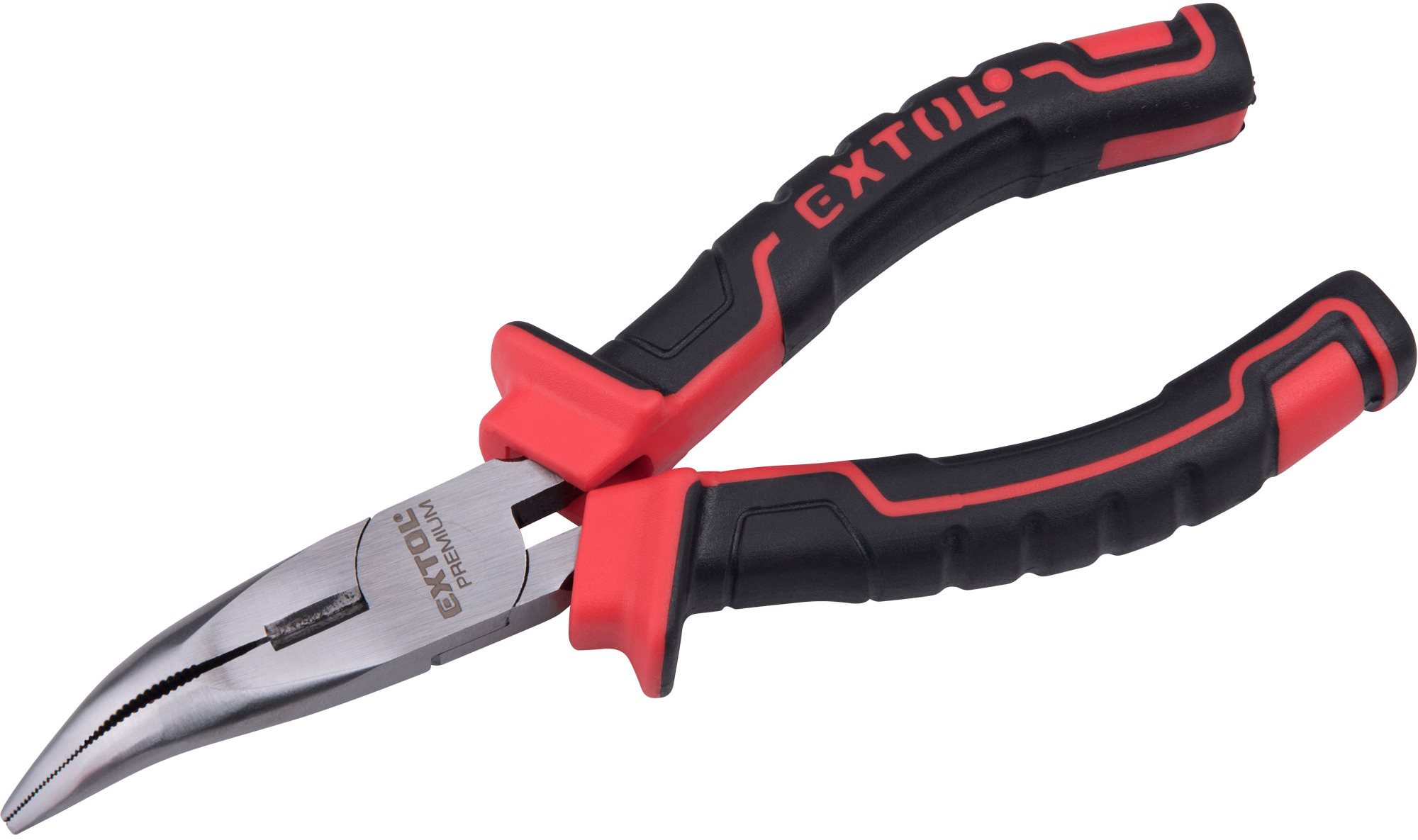 EXTOL PREMIUM kleště půlkulaté zahnuté, 160mm, 8813185