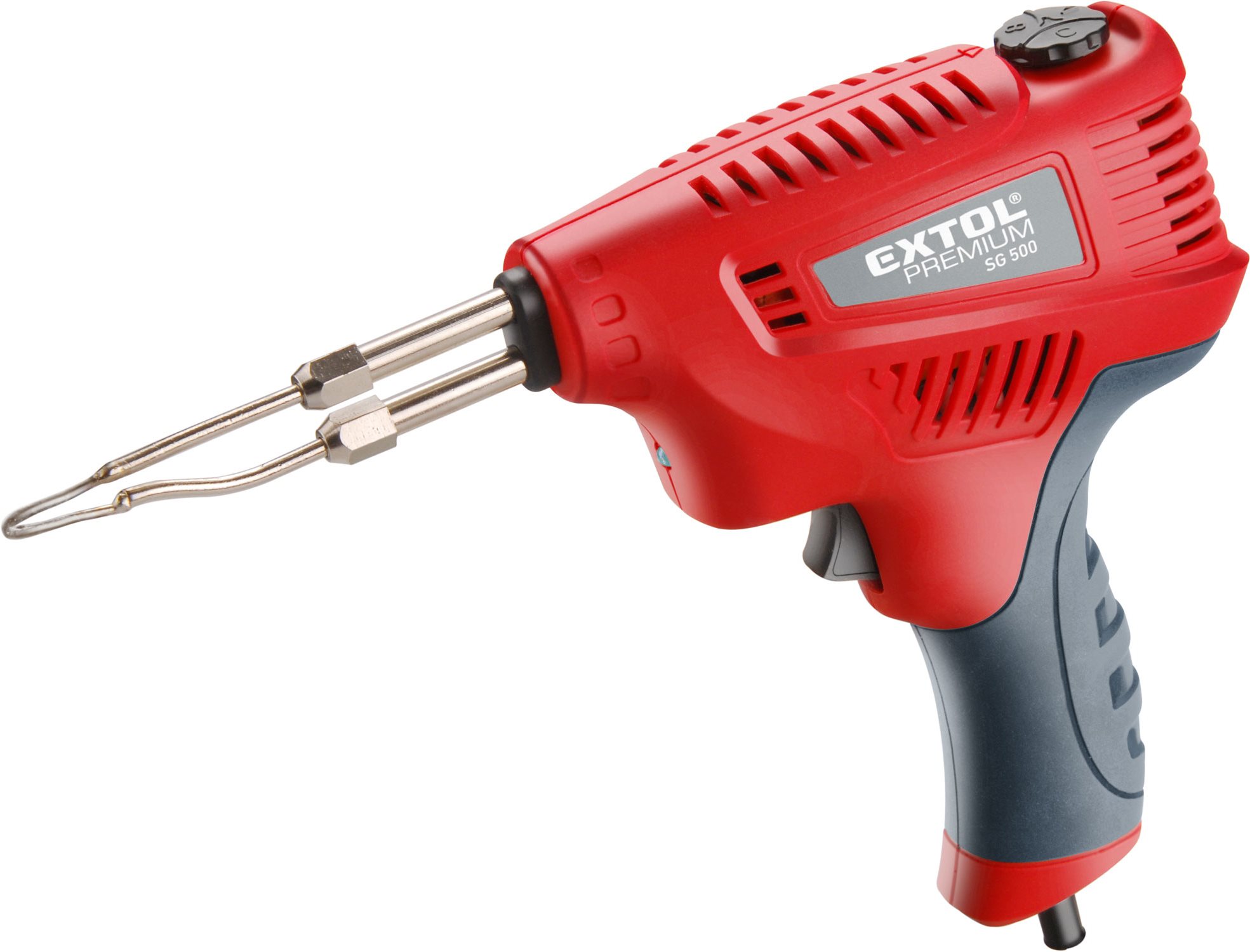 EXTOL PREMIUM pistole pájecí s regulací teploty, transformátorová, 200W, 8894510