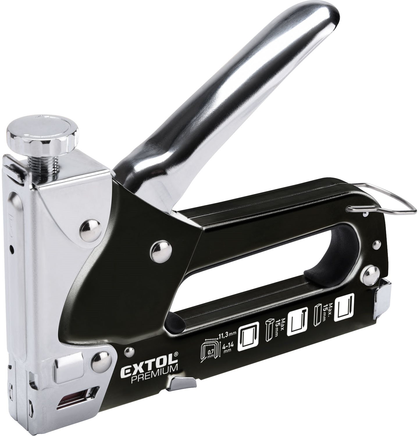 EXTOL PREMIUM pistole sponkovací, 4-14mm/tl. 0,75mm, 8851100
