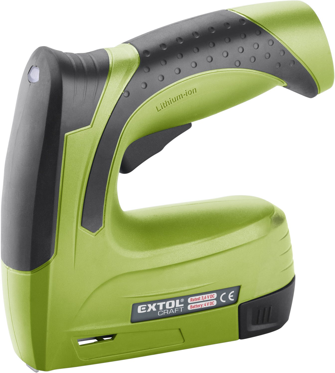 EXTOL CRAFT sponkovačka/hřebíkovačka aku, 4V Li-ion, 1300mAh, USB nabíjení, 402901