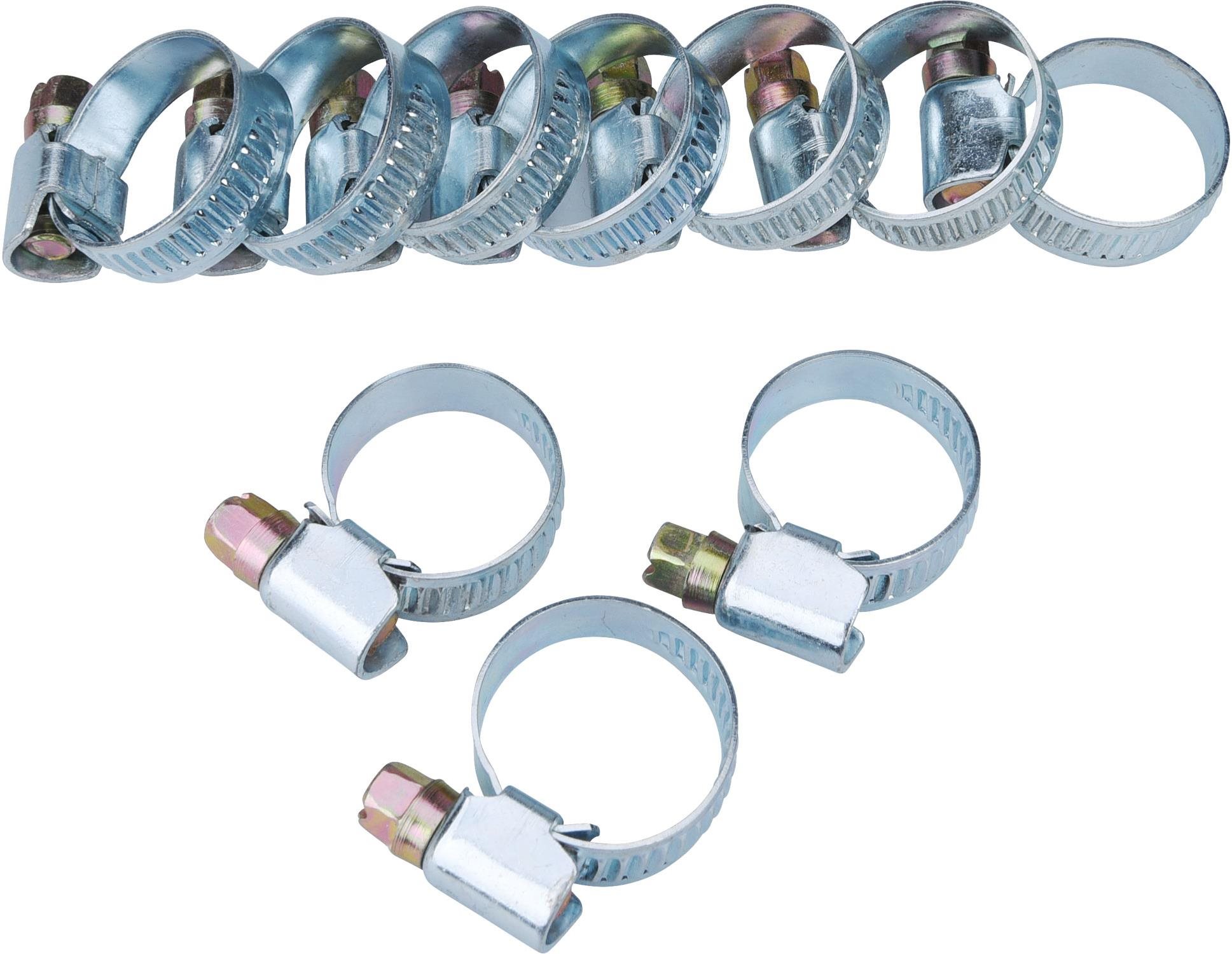 EXTOL CRAFT spony hadicové NEREZ, 12-22mm, 10 ks, 70502
