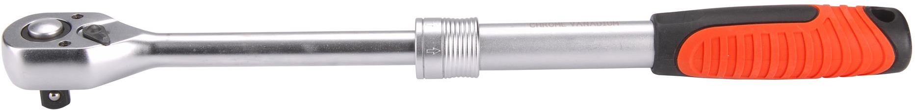 EXTOL PREMIUM ráčna teleskopická, 45 zubů, 1/2', L 290-430mm, CrV, 8816420