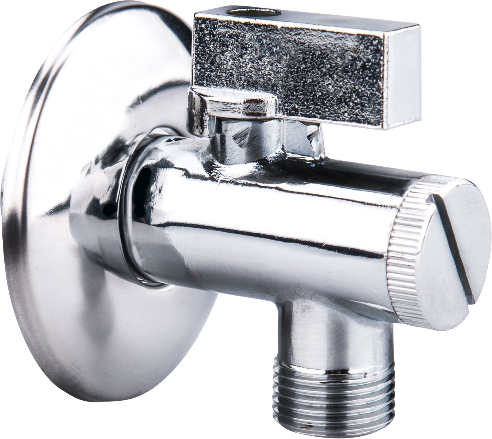 BALLETTO ventil rohový s filtrem a kovovou pákou, 1/2"-3/8", 81154