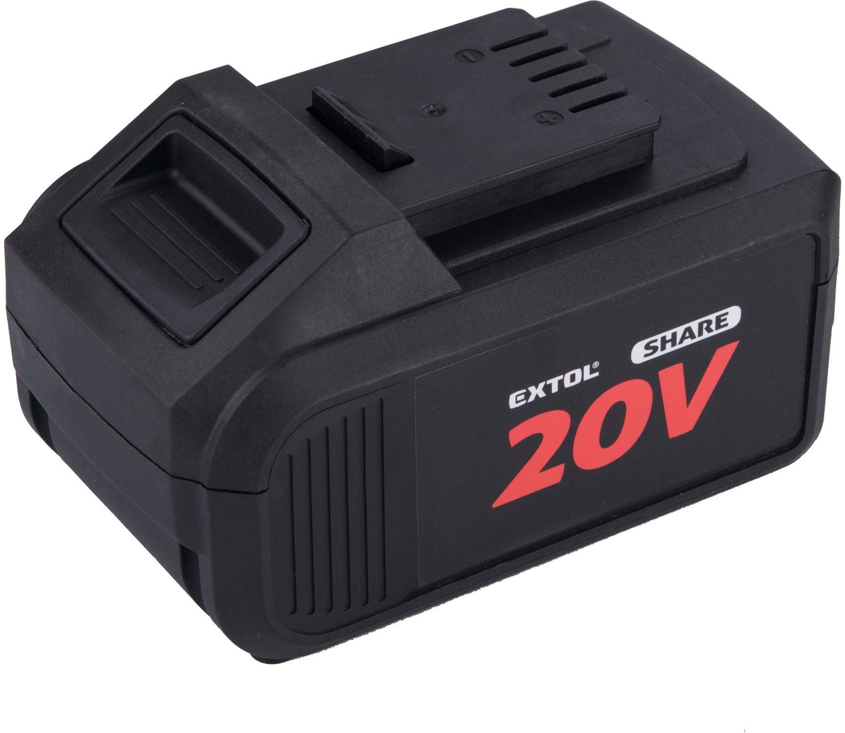 EXTOL ENERGY baterie akumulátorová SHARE20V, 8Ah, 8891886