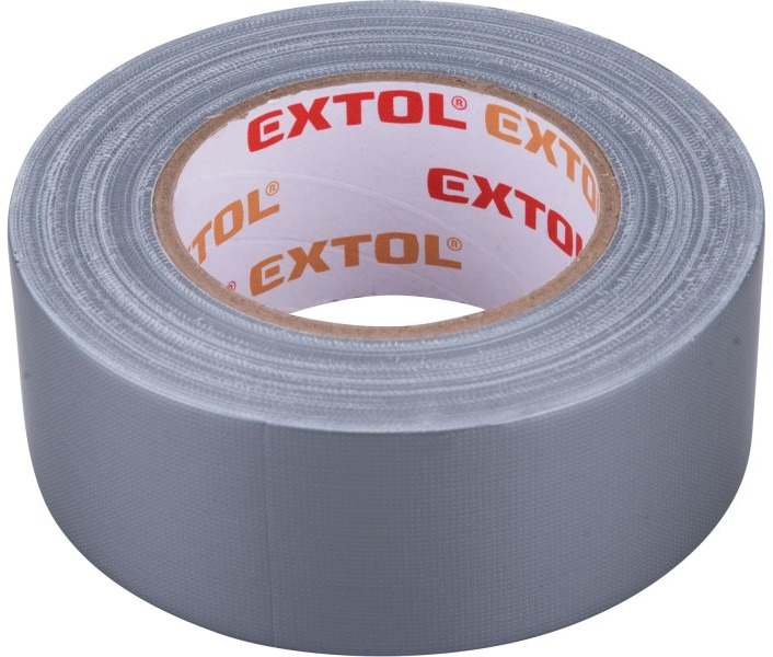 EXTOL PREMIUM páska lepicí textilní/univerzální, 50mm x 50m tl.0,18mm, šedá, 8856312