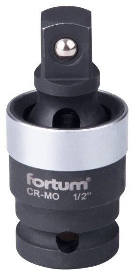 FORTUM nástavec rázový kloubový, z vnitřního 1/2' na vnější 1/2' čtyřhran, CrMo, 4790010