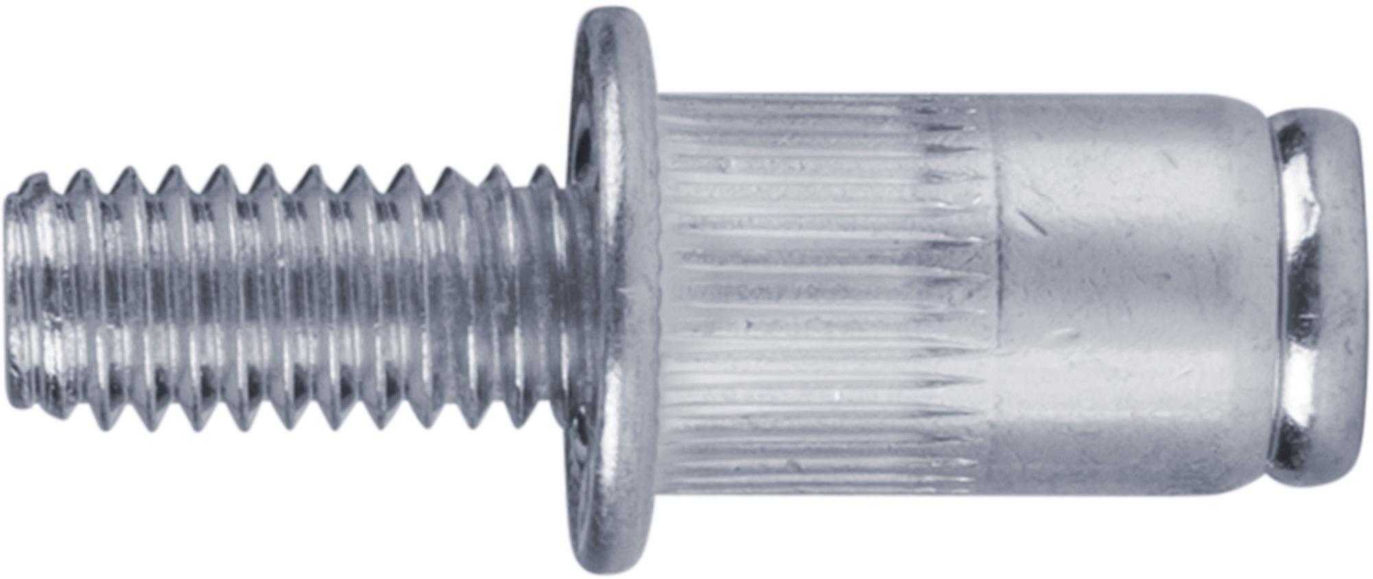 FORTUM šrouby nýtovací ocelové sada 25ks, M6x12mm, 4770676