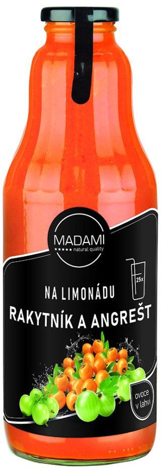 MADAMI Ovoce na limonádu Rakytník & Angrešt 1000 ml