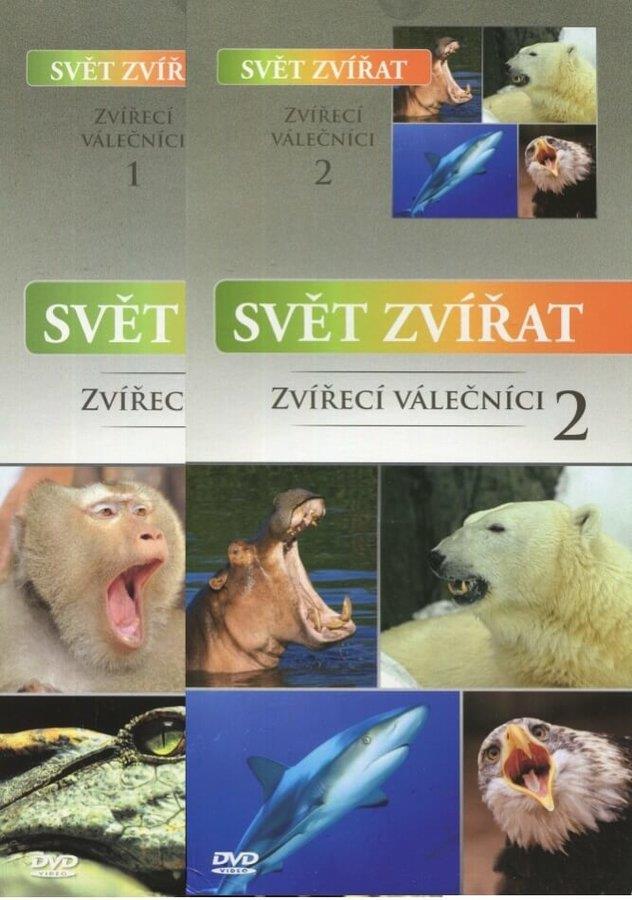 Svět zvířat - Zvířecí válečníci 1-2 - kolekce - 2xDVD