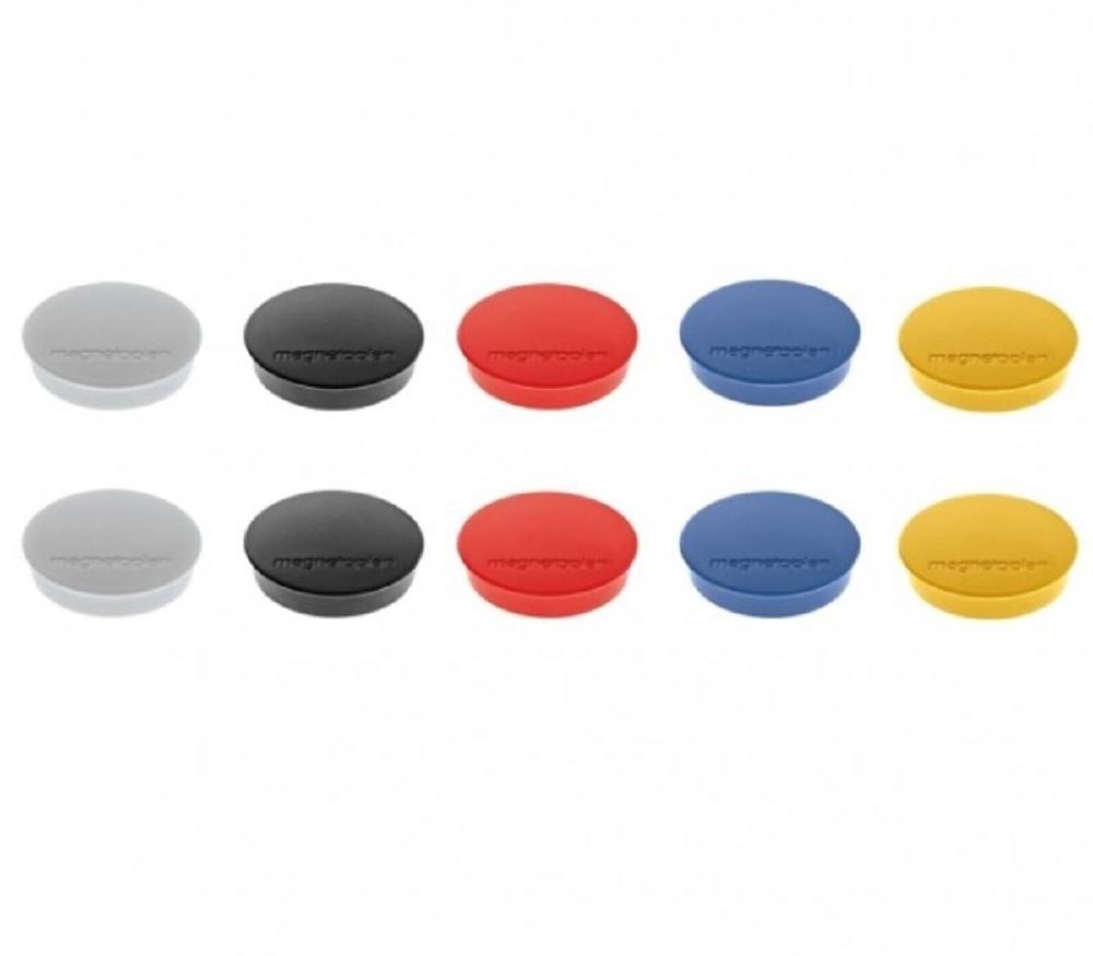 Magnetoplan Magnety Discofix standard 30 mm MIX 10 ks