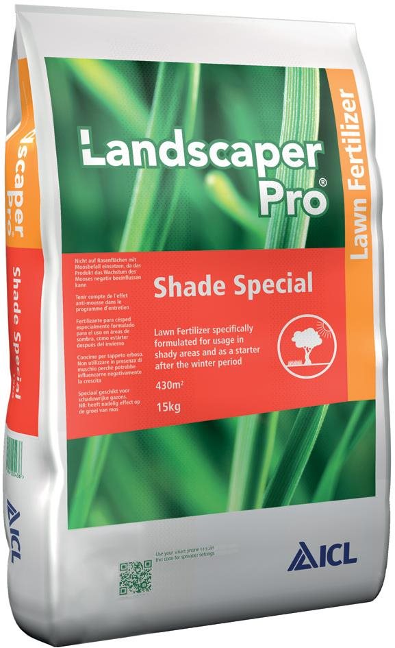 ZAFIDO Trávníkové hnojivo ICL LANDSCAPER PRO SHADE SPECIAL, 15 Kg