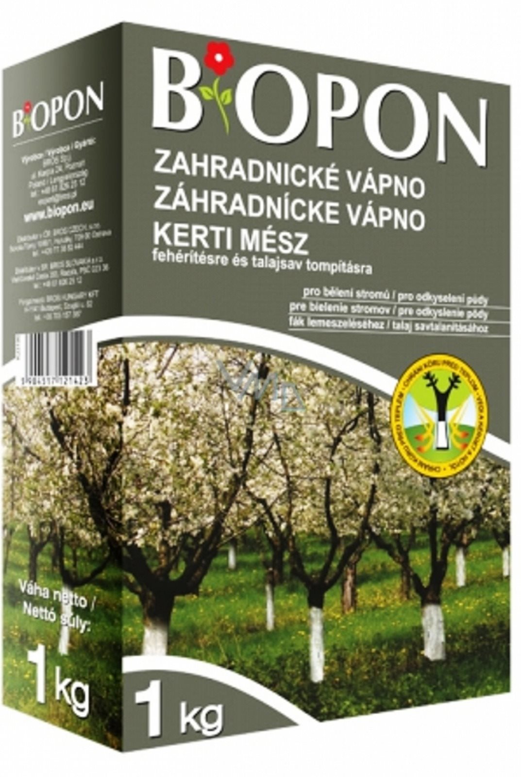 BROS Hnojivo BOPON - zahradnické vápno, 1 kg