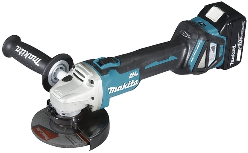 MAKITA Úhlová bruska AKU 125 mm Li-ion LXT 18V Makpac DGA511RFJ (1x3 Ah)
