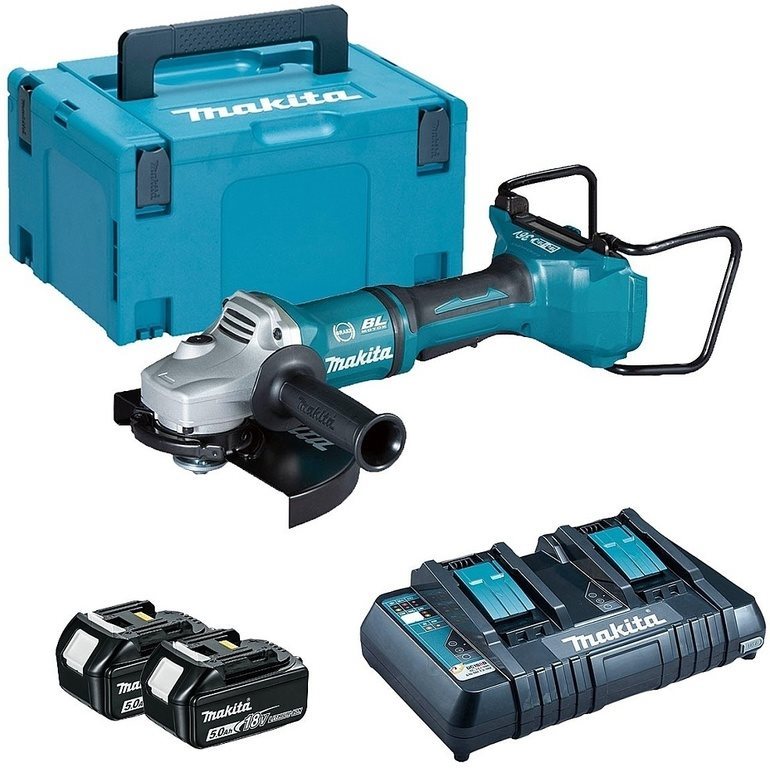MAKITA Úhlová bruska AKU 230 mm Li-ion LXT 18V DGA900PT2 (2x5 Ah)