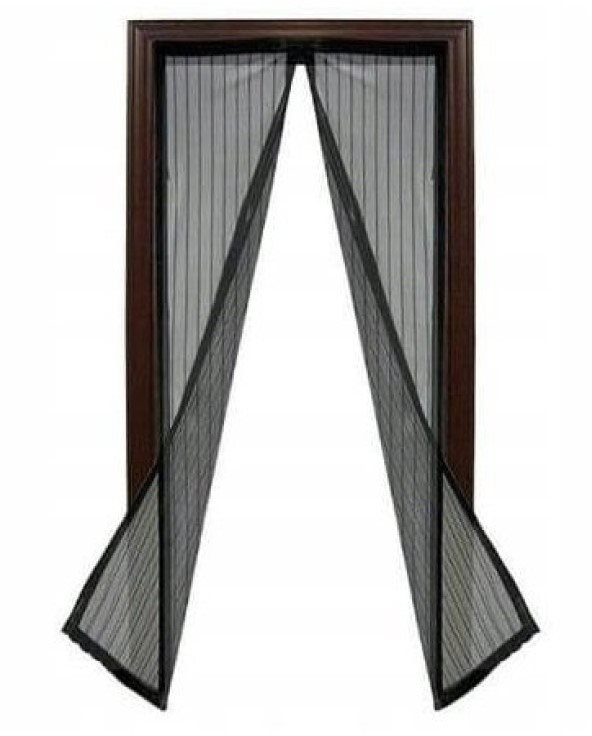 Malatec 12523 Moskytiéra do dveří s magnetky 80/90/100 x 210/220 cm černá