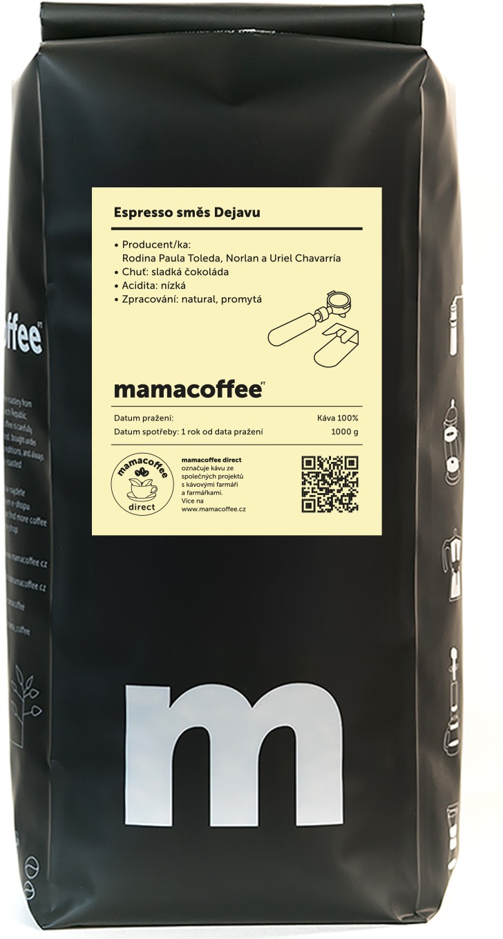 mamacoffee espresso směs Dejavu 1000 g
