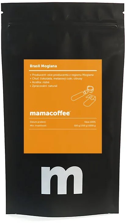 mamacoffee Brasil Mogiana, výběrová, 100g