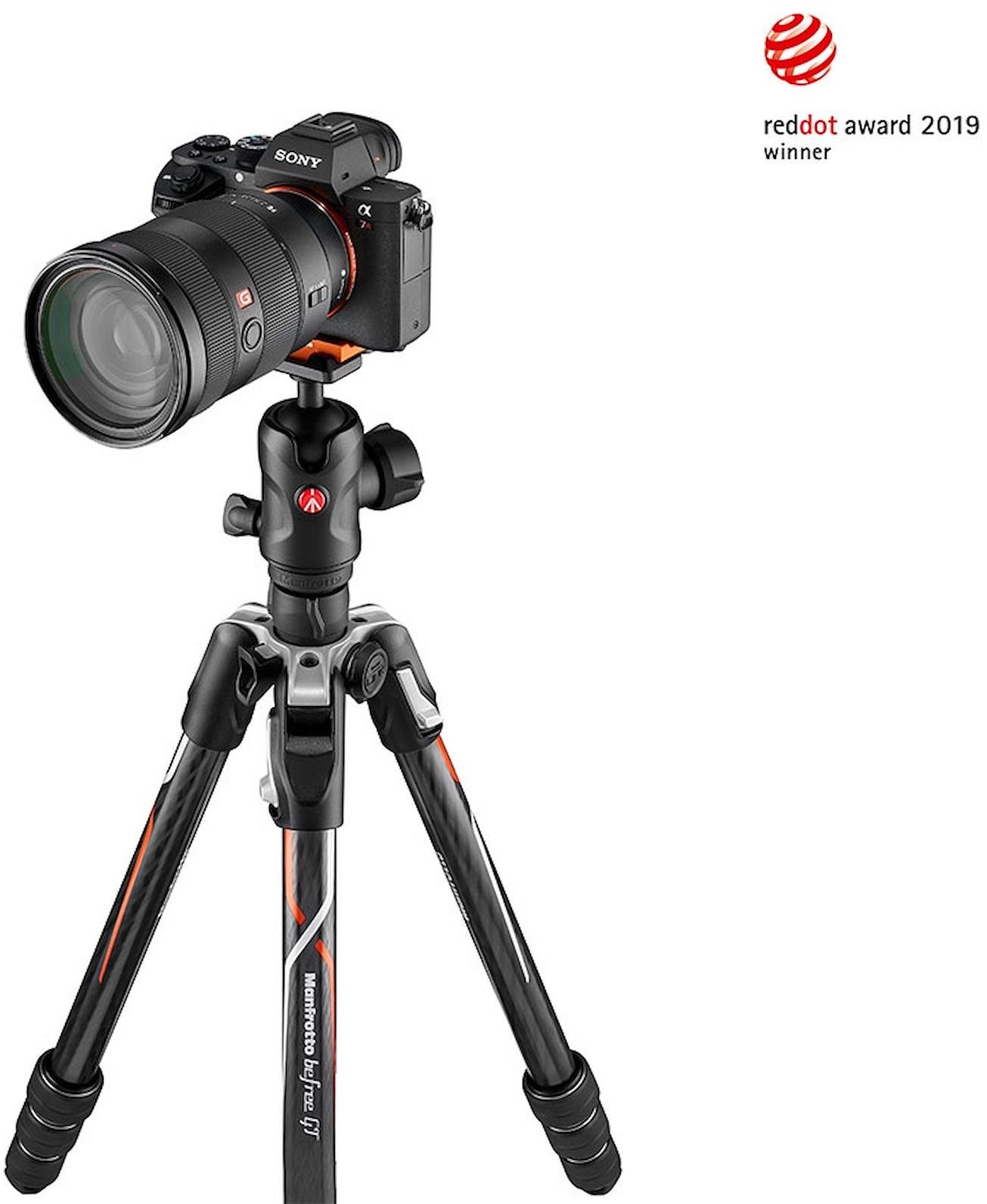 Manfrotto Befree GT Carbon designed for SONY Alpha