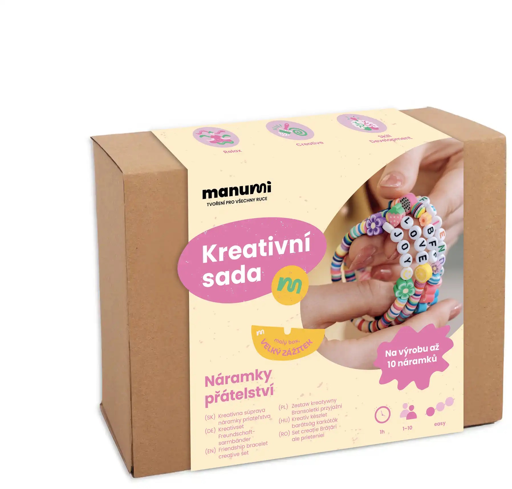 Manumi Kreativní sada na výrobu náramků přátelství