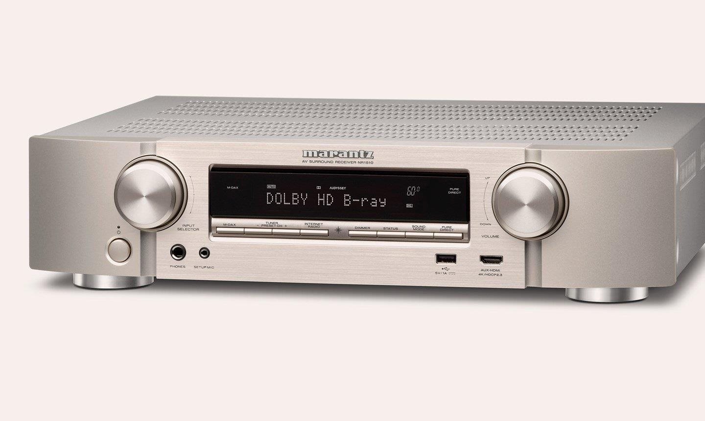 Marantz NR1510 stříbrno-zlatý