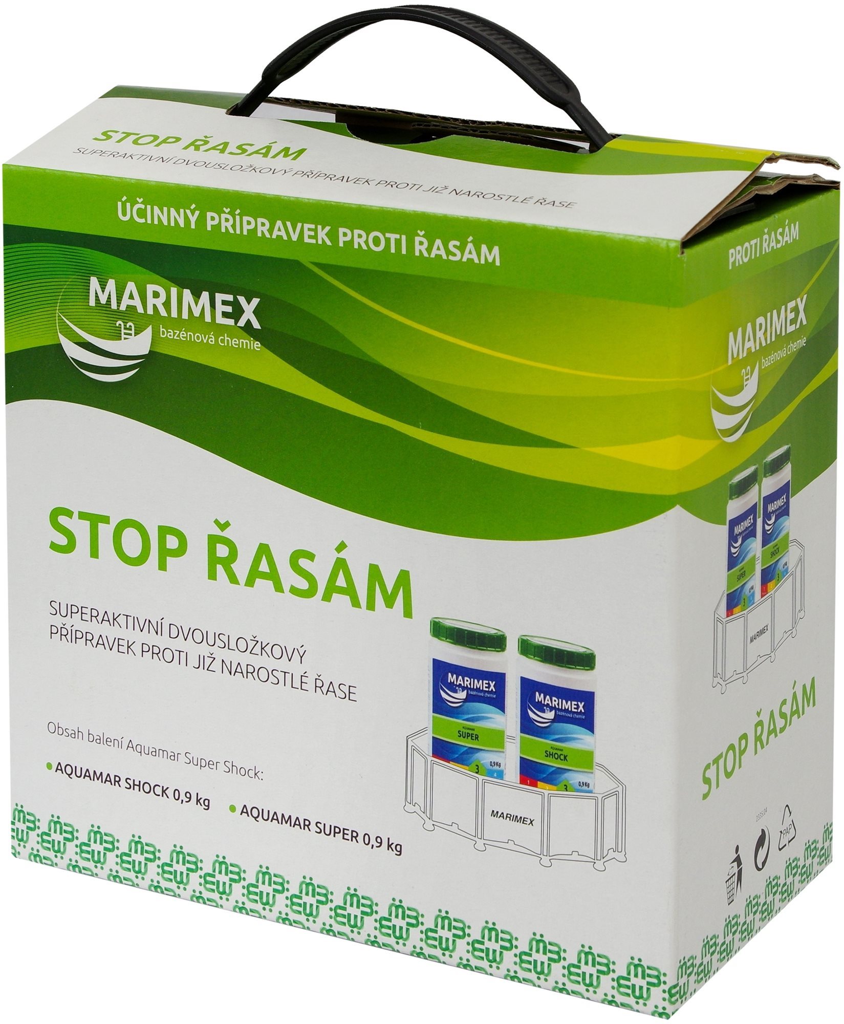 MARIMEX Chemie bazénová SUPER CHLOR SHOCK 2 x 0,9kg