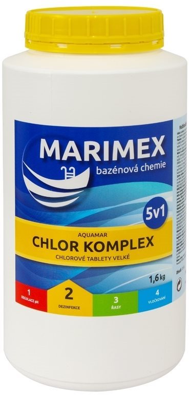 MARIMEX Chemie bazénová CHLOR KOMPLEX 5v1 1,6kg