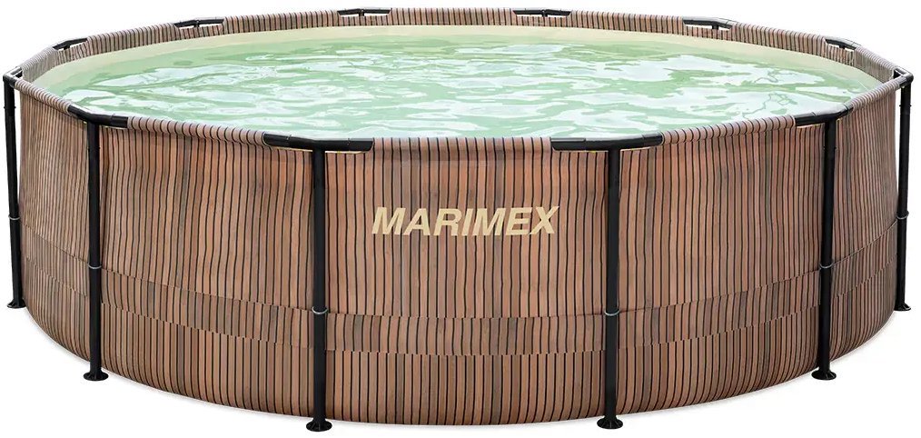 MARIMEX Bazén s konstrukcí Florida 4,57 × 1,32 m se skimmerem - motiv TEAK