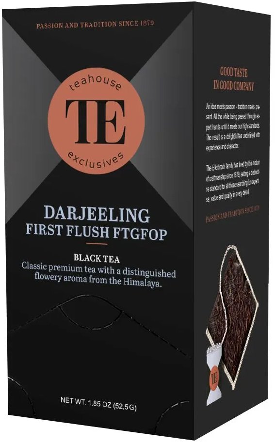 Market Grounds TE Luxury Tea Bag 15 Darjeeling First Flush FTGFOP
