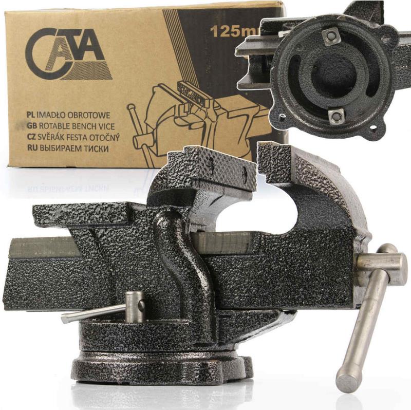 Mar-pol Otočný svěrák dílenský 125 mm s kovadlinou M36009