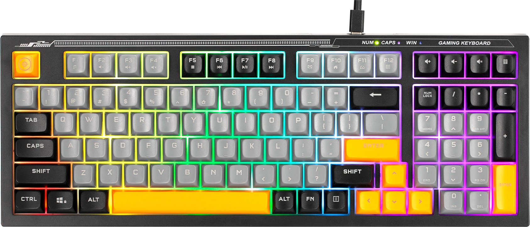 Marvo Soldat S50B Membrane Wired Keyboard - EN