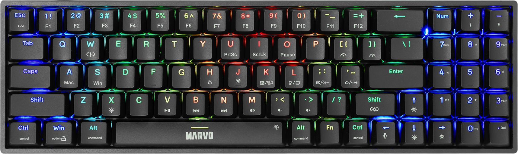 Marvo Shogo 78 Mechanical Wired Keyboard - EN