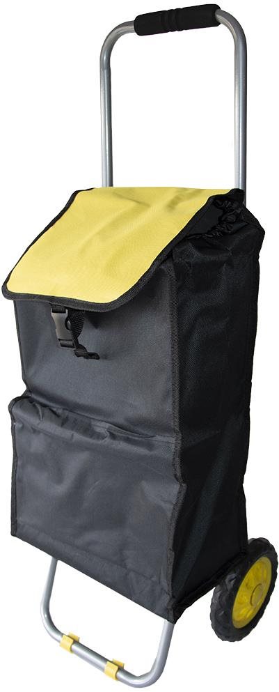 M.A.T. Group Nákupní taška RIO 25 l černá/žlutá