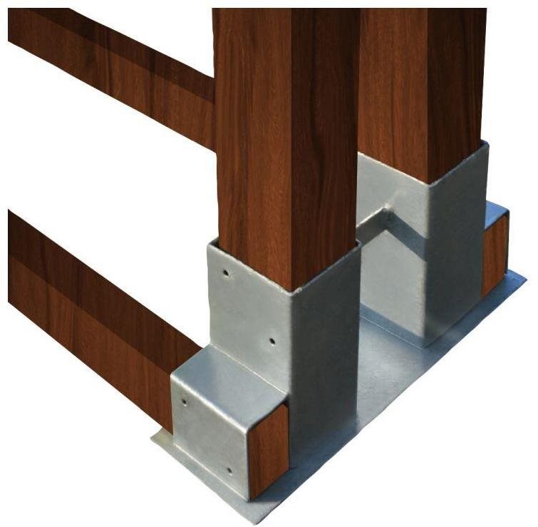 M.A.T. Group stojan na palivové dřevo 340 × 150 mm Zn