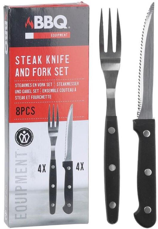M.A.T. Group Příbor steakový BBQ nerez PH rukojeť, 8 ks