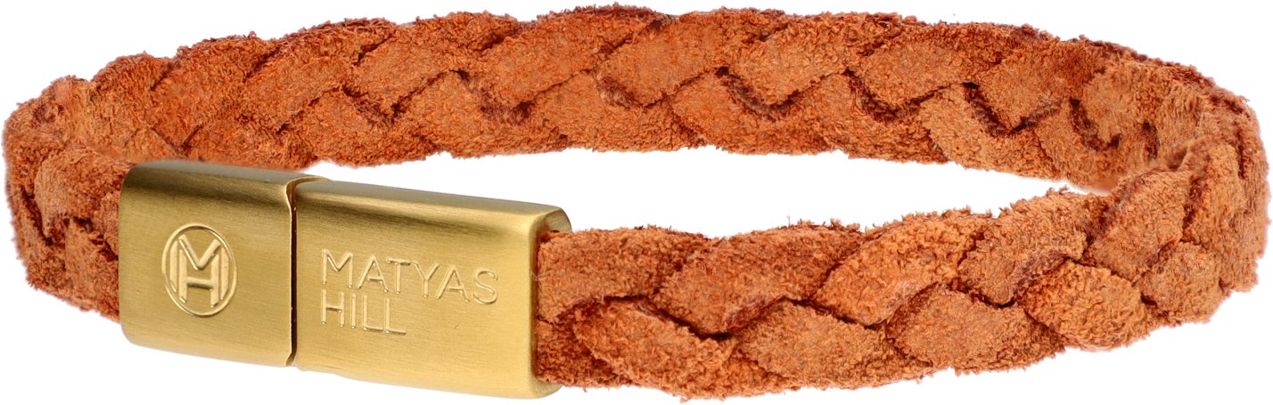 Matyas Hill Dámský kožený náramek 16,5 cm joy brick