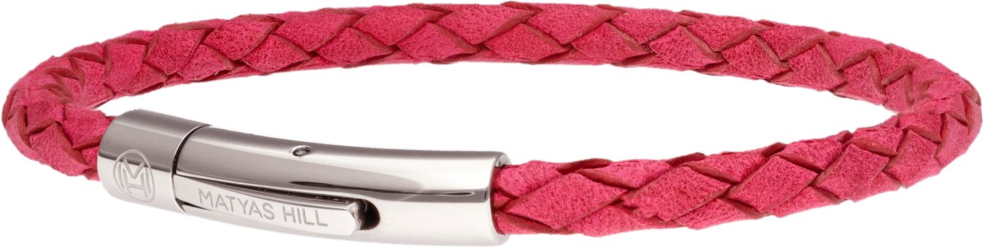 Matyas Hill Dámský kožený náramek 18,5 cm lace peach