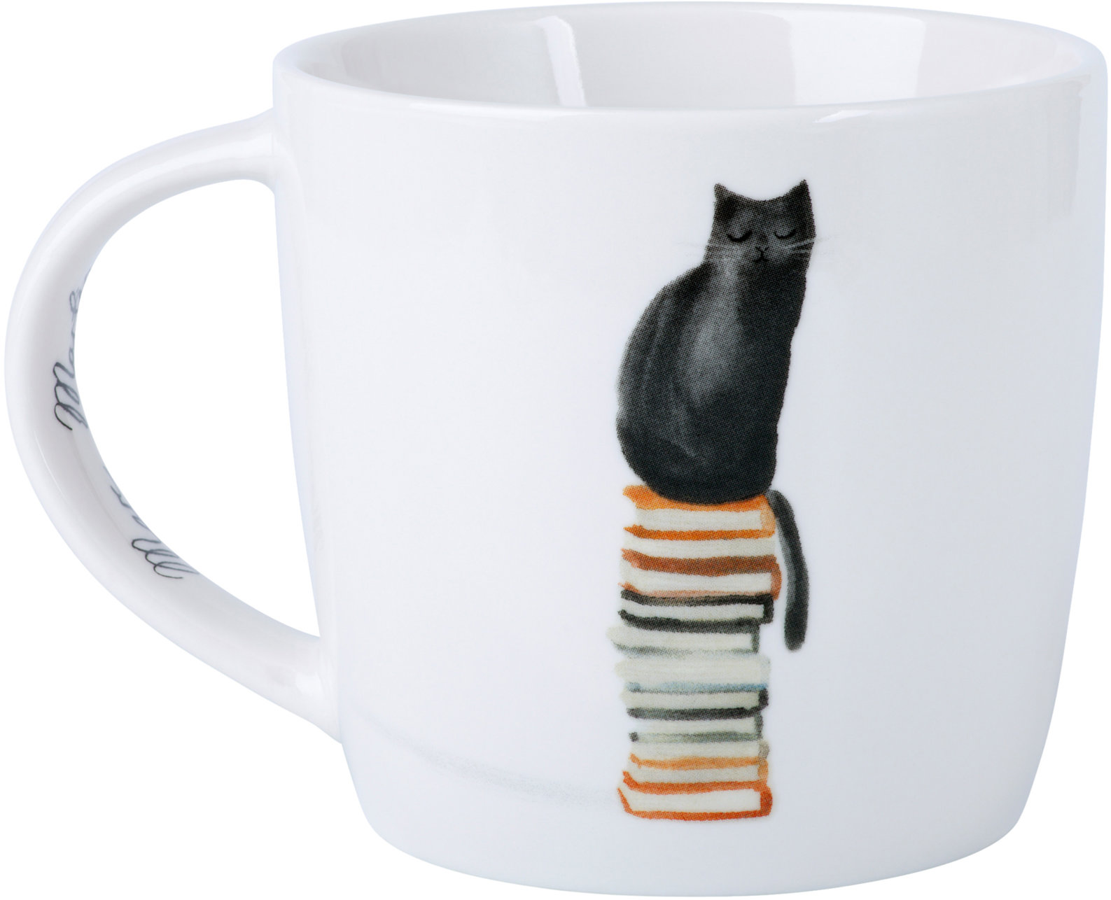 Maxwell & Williams Hrnek 400 ml Marc Martin Feline Friends Kočka a knihy