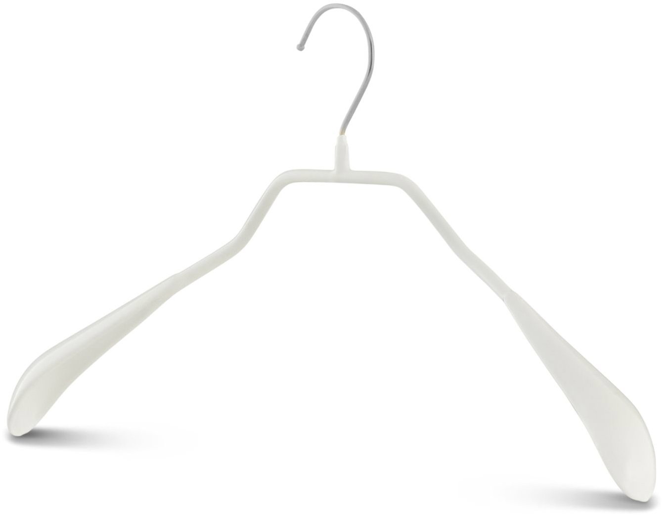 MAWA Kovové protiskluzové ramínko Bodyform bílé, 5 ks