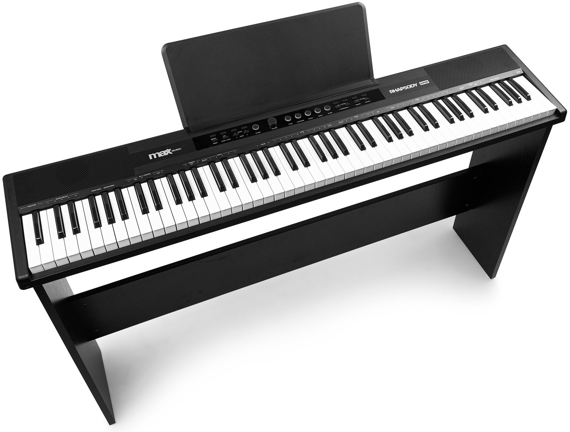 MAX music Rhapsodydp88 digitální piano s nábytkovým stojanem