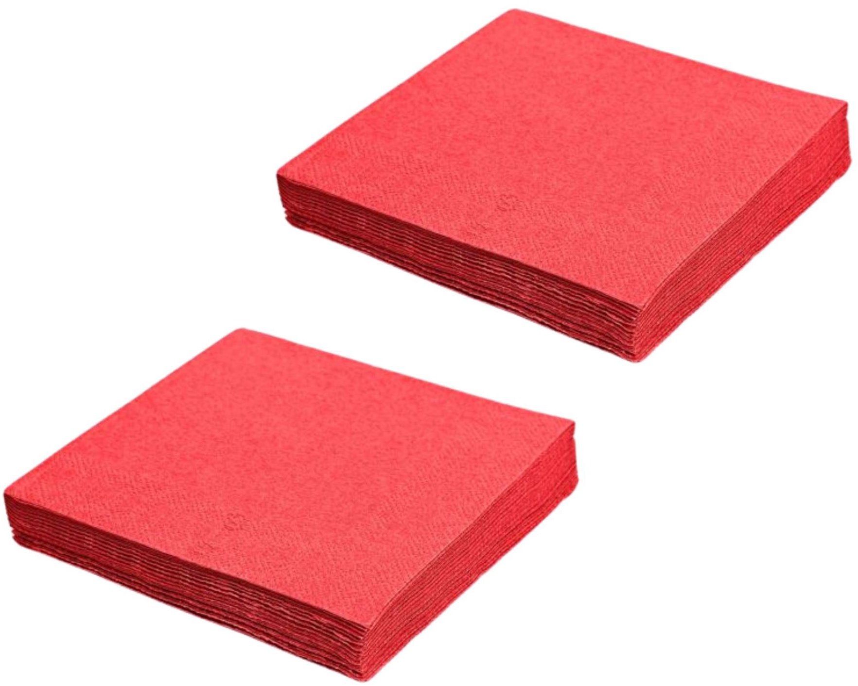 MAZUREK Ubrousky 33 × 33 cm červené - 40 ks - třívrstvé party