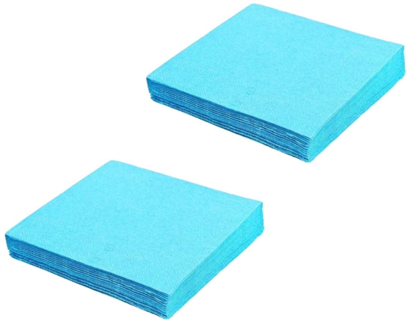 MAZUREK Ubrousky 33 × 33 cm světle modrý - 40 ks - třívrstvé party
