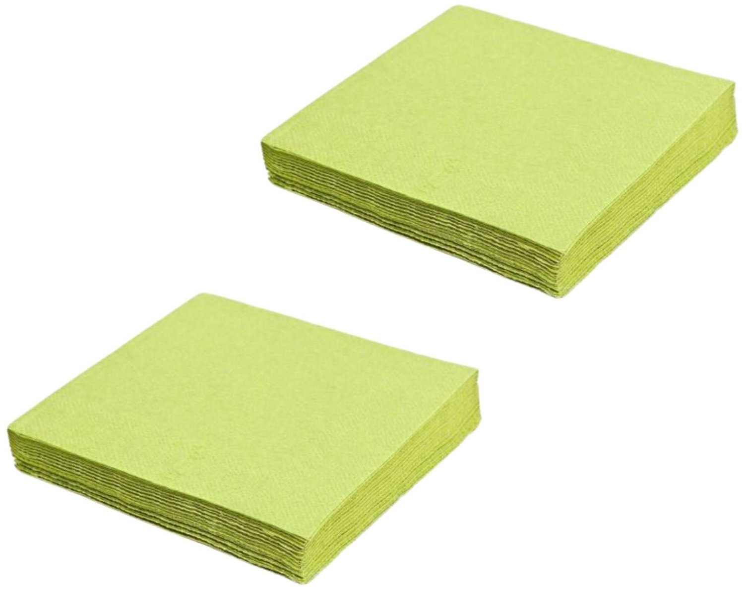 MAZUREK Ubrousky 33 × 33 cm žluto zelené - 40 ks - třívrstvé party