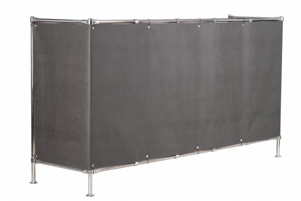 MyBestHome Balkonová zástěna OSLO grafitová, výška 80 cm, šířka 300 cm