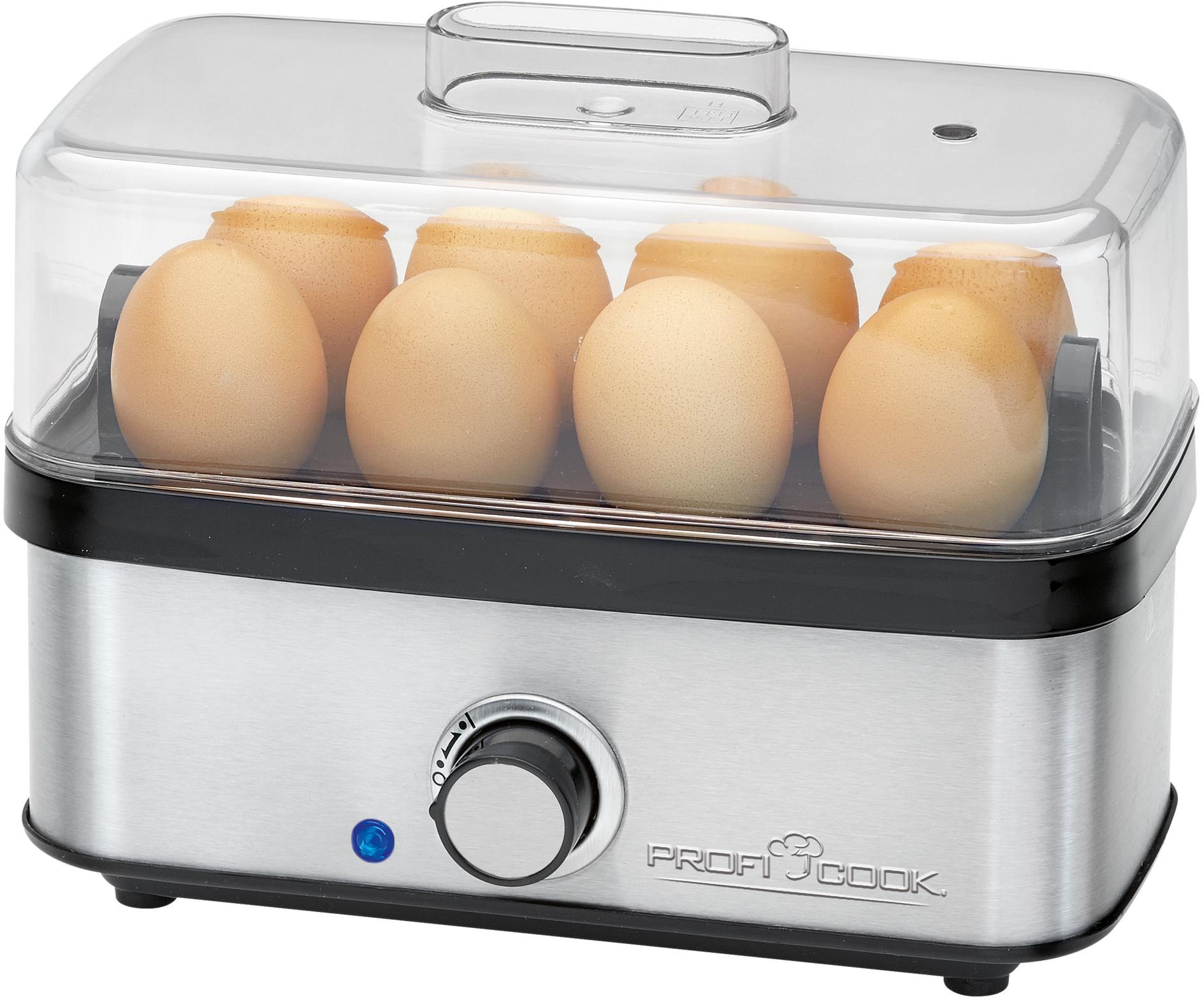 ProfiCook EK 1275 vařič vajec a omelet 8 ks, nerez